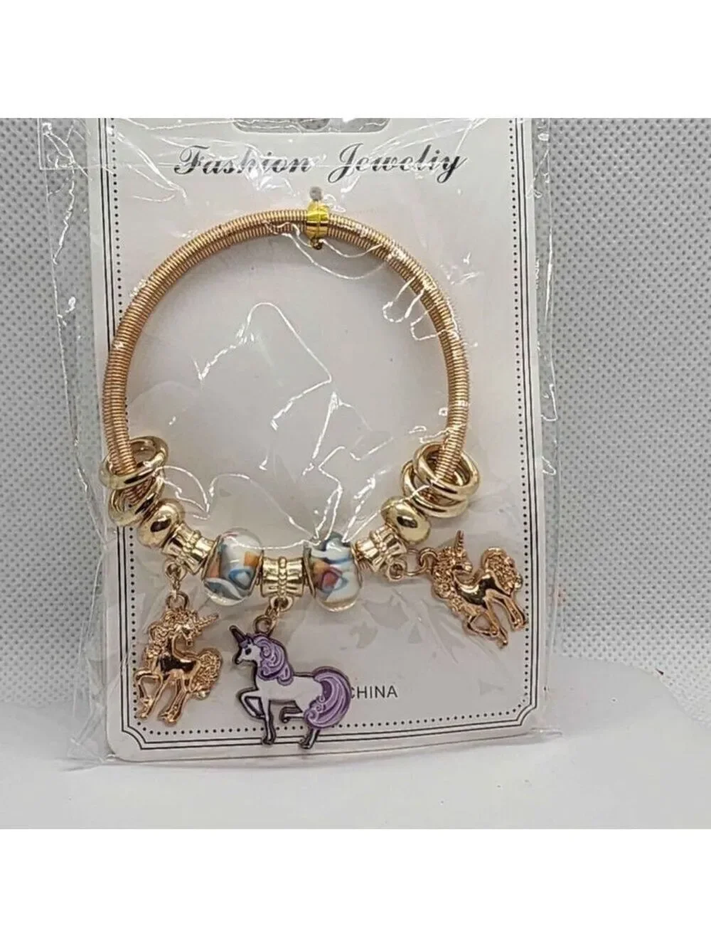 Brand New   Three Unicorn Bracelet